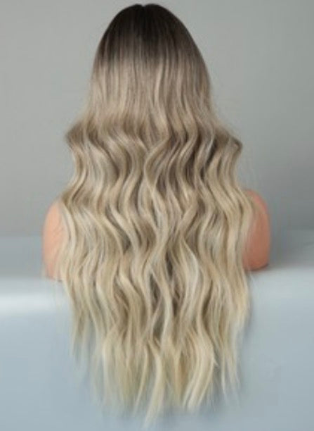 Light Brown\Blonde Beach Wave Wig