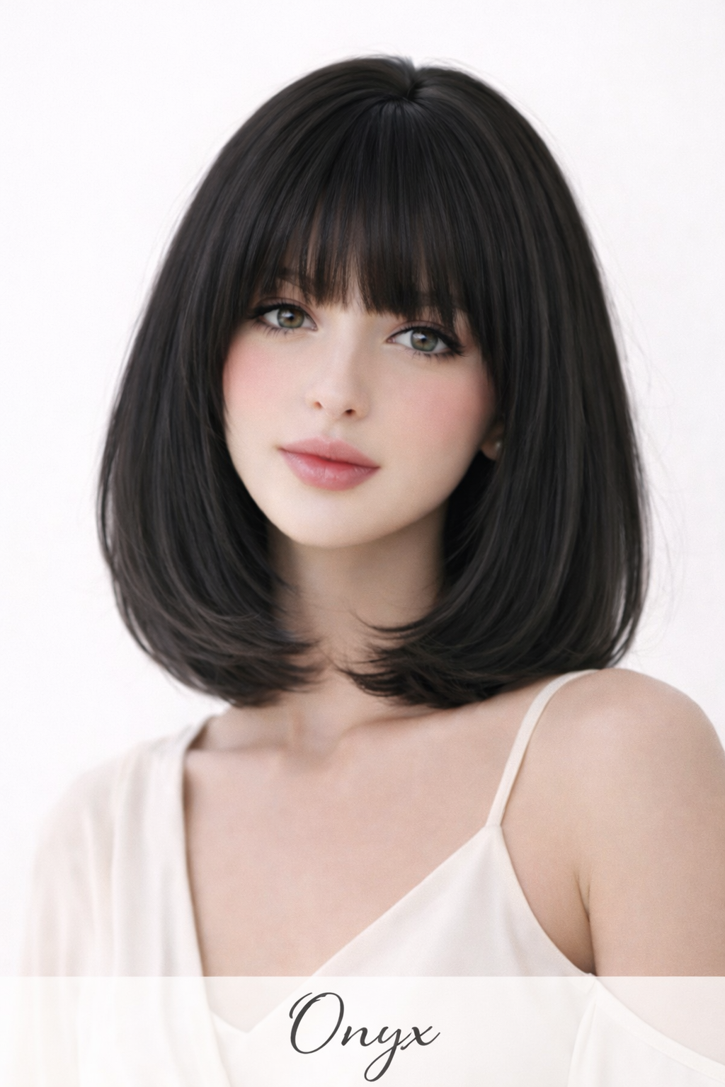 The Soft Fringe Bob Collection- Onyx