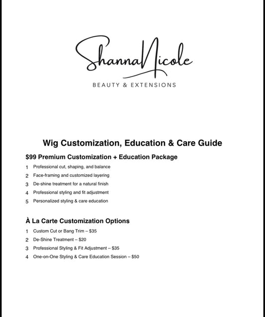 Luxury Black Body Wig