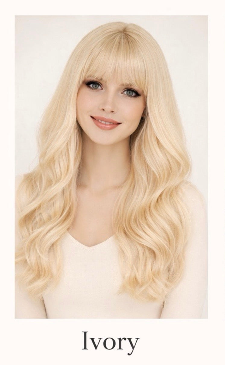 The Soft Fringe Collection- Long Wave Edition- Ivory