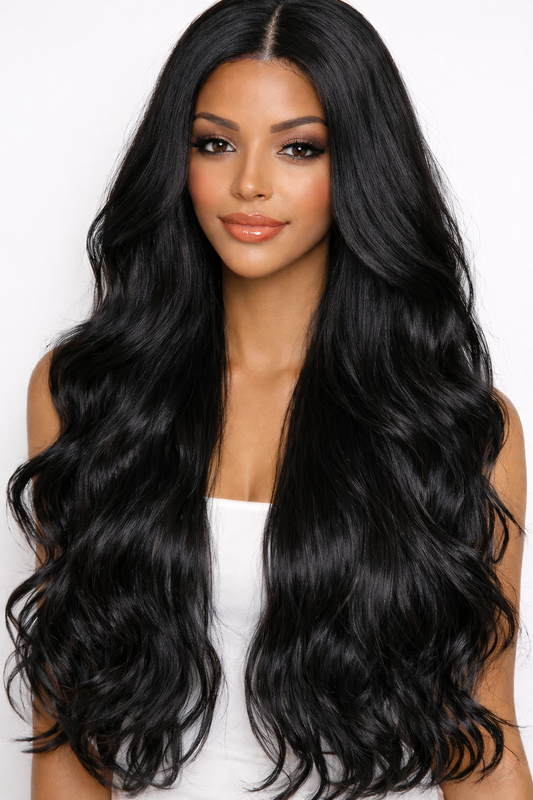 Luxury Black Body Wig